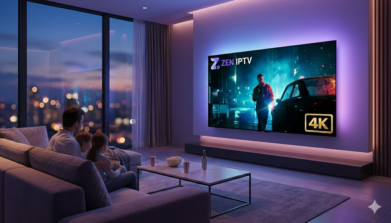 Interface ZEN IPTV sur Smart TV